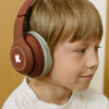Casque audio Bluetooth enfant bleu Kidywolf avec volume limité