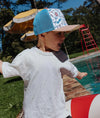 Casquette enfant bleu style baseball motif sport Hello Hossy Cool Kids Only