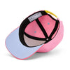 Casquette enfant et maman Mini Gummy Hello Hossy : coloris rose vif et détails ludiques, éco-responsable et tendance. Parfaite pour un look fun et assorti !