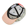 Casquette enfant Mountain Ride Hello Hossy : design ludique avec illustrations outdoor, visière moutarde et coupe tendance. Idéale pour un look stylé et aventurier !