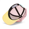 Casquette enfant Powder Pink Hello Hossy : design tendance en rose poudré et beige avec filet respirant. Confortable et stylée, idéale pour un look estival !