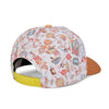 Casquette enfant Rubber London Hello Hossy : design original avec illustrations inspirées de Londres, visière marron et coupe tendance. Idéale pour un look fun et urbain !