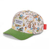 Casquette enfant San Francisco Hello Hossy : design original avec illustrations inspirées de la ville, visière verte et coupe tendance. Idéale pour un look fun et urbain !