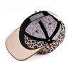 Casquette enfant Hello Hossy imprimé léopard en coton biologique avec visière marron – accessoire enfant été tendance