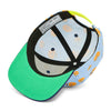 Casquette enfant Hello Hossy Bball Crew bleu motif basketball et visière marine – accessoire enfant été sport tendance