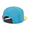 Casquette enfant Hello Hossy Mini Sunny Blue bleu turquoise et jaune – accessoire enfant été tendance concept store famille