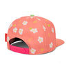 Casquette enfant Hello Hossy Peachy Bloom corail motif fleurs – accessoire enfant été tendance concept store famille