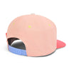 Casquette Hello Hossy Hightop rose et corail pour enfant avec broderie sneaker fleurie