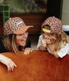 Casquette Hello Hossy enfant Léopard 8 imprimé animal avec broderie "Whatever"