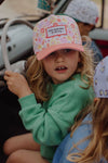 Casquette enfant et maman Retro Flowers Hello Hossy.