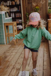 Casquette enfant et maman Retro Flowers Hello Hossy.
