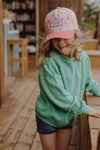 Casquette enfant et maman Retro Flowers Hello Hossy.