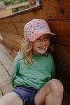 Casquette enfant et maman Retro Flowers Hello Hossy.