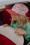 Casquette enfant et maman Retro Flowers Hello Hossy.