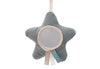 Chaîne d’activités bébé Jollein Lovely Birds – jouets d’éveil suspendus en tissu avec fleur, étoile miroir et oiseau