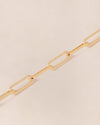 Collier maillons XL doré à l'or fin 24 carats, Emoi Emoi.