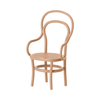 Chaise vintage en métal rose Maileg – mobilier miniature pour maison de poupée