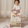 Chariot de marche en bois rose Fairy Garden Little Dutch avec jeux d’éveil pour bébé