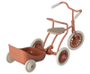 Chariot pour tricycle de souris, corail, Maileg.