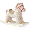 Cheval à bascule en tissu beige à pois Kid’s Concept – modèle Dotty pour enfant