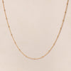 Collier chaine boules en laiton doré à l'or fin 24 carats, Emoi Emoi.
