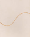 Collier chaine boules en laiton doré à l'or fin 24 carats, Emoi Emoi.