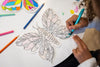Coloriages gonflables papillons Ara Créative. Idée d'activité pour enfant à partir de 3 ans.