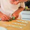 Couteau éducatif corail Genius Cut Les Petits Architectes