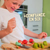 Couteau éducatif corail Genius Cut Les Petits Architectes