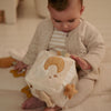 Cube d’activités bébé velours Little Dutch avec lapin et anneau de dentition