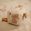 Cube d’activités bébé velours Little Dutch avec lapin et anneau de dentition