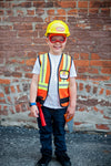 Déguisement bricoleur enfant 5-6 ans avec accessoires Great Pretenders costume ouvrier