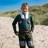 Déguisement parachutiste enfant Labay – combinaison verte réaliste avec écussons et ceinture