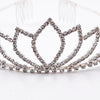 Diadème à strass argenté pour enfant Labay – accessoire princesse scintillant