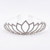 Diadème à strass argenté pour enfant Labay – accessoire princesse scintillant
