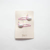 barrettes cygnes pailletees enfant duo yuko b accessoires cheveux fille