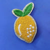 Ecusson thermocollant pailleté, citron, La Petite Epicerie.