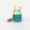 Enceinte karaoké avec micro, couleur bleu, marque Mob.