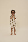 Ensemble Lin short et t-shirt Crocodile Konges Slojd.