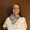 Foulard Calcutta gris So Family – accessoire mode mixte en coton