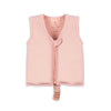 Gilet de flottaison enfant rose Kitty Powder Pink Konges Sløjd avec motif chat à sequins