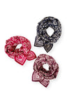 Foulard Apaches Collections Wonderful Fire rouge et écru – accessoire mode famille