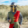 heaume de chevalier et le costume william Labay