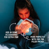 Bocal sensoriel et lumineux Frosty Blue Glo Pals.