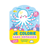 Cahier Auzou Je colorie sans dépasser Les animaux de la mer – 30 coloriages fluo pour enfants dès 3 ans