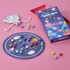 Jeu de solitaire enfant Auzou plateau phosphorescent billes en bois