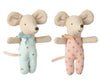 Souris bébés jumeaux Maileg dans leur boite.