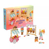 Jeu Plus-Plus Glacier 285 pièces avec stand de glaces et personnages, jeu de construction créatif enfant