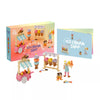Jeu Plus-Plus Glacier 285 pièces avec stand de glaces et personnages, jeu de construction créatif enfant