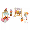 Jeu Plus-Plus Glacier 285 pièces avec stand de glaces et personnages, jeu de construction créatif enfant